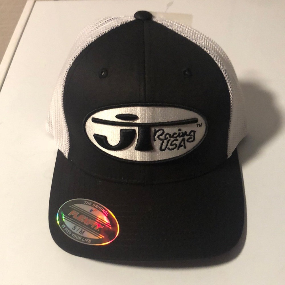 Brand New JT Racing USA Oval Trucker Hat BMX Flex Fit